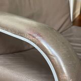 Pair of Geoffrey Harcourt armchairs - Artifort - Circa 1970 - brown leather