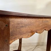 Table d'appoint carré en acajou 1970