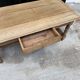 Table basse en chêne fin XIXème
