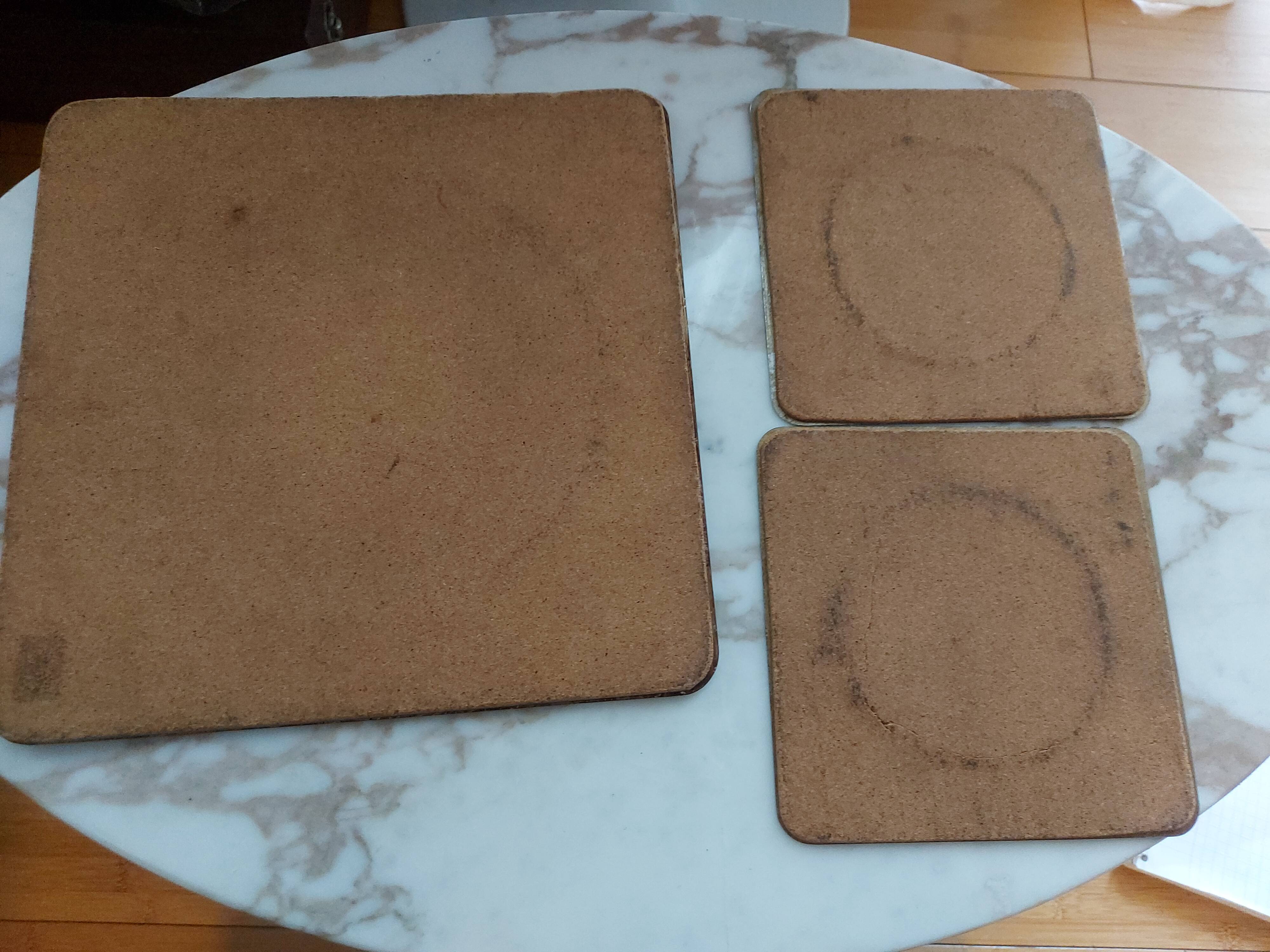Set of 3 vintage 70's trivets