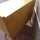 Commode trois tiroirs vintage années 60 pieds compas