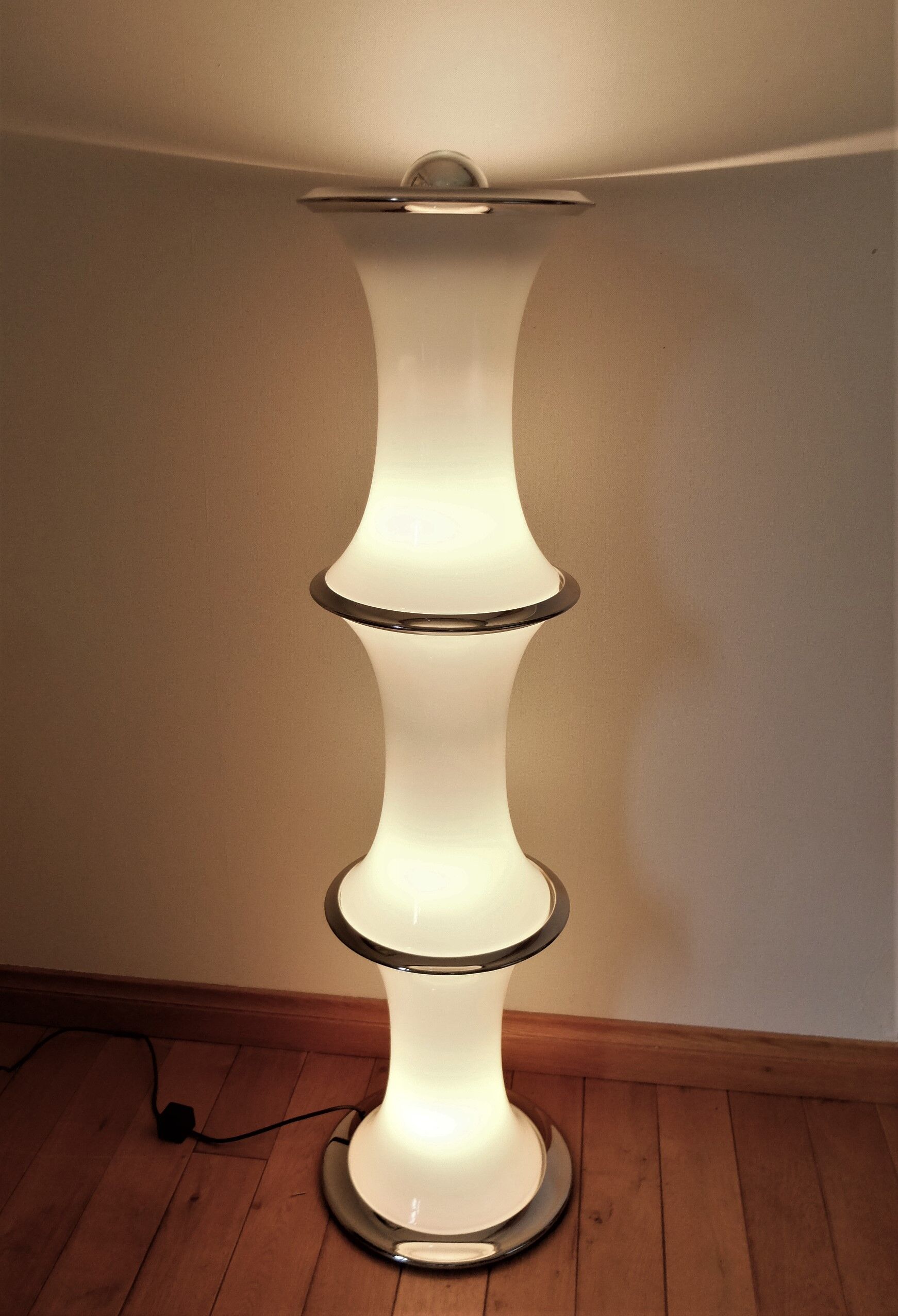 Enrico Tronconi, floor lamp model Bamboo 1970