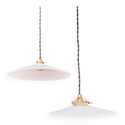 2 suspensions en opaline