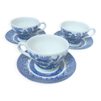 Tasses porcelaine anglaise Churchill