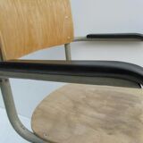 Chair with armrest bakelite school