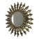 Miroir soleil métal doré