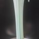 Large blown glass vase, artistic glassware from the 1970s.