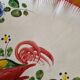 Antique pie dish in St Clément faience with a basket hen motif.