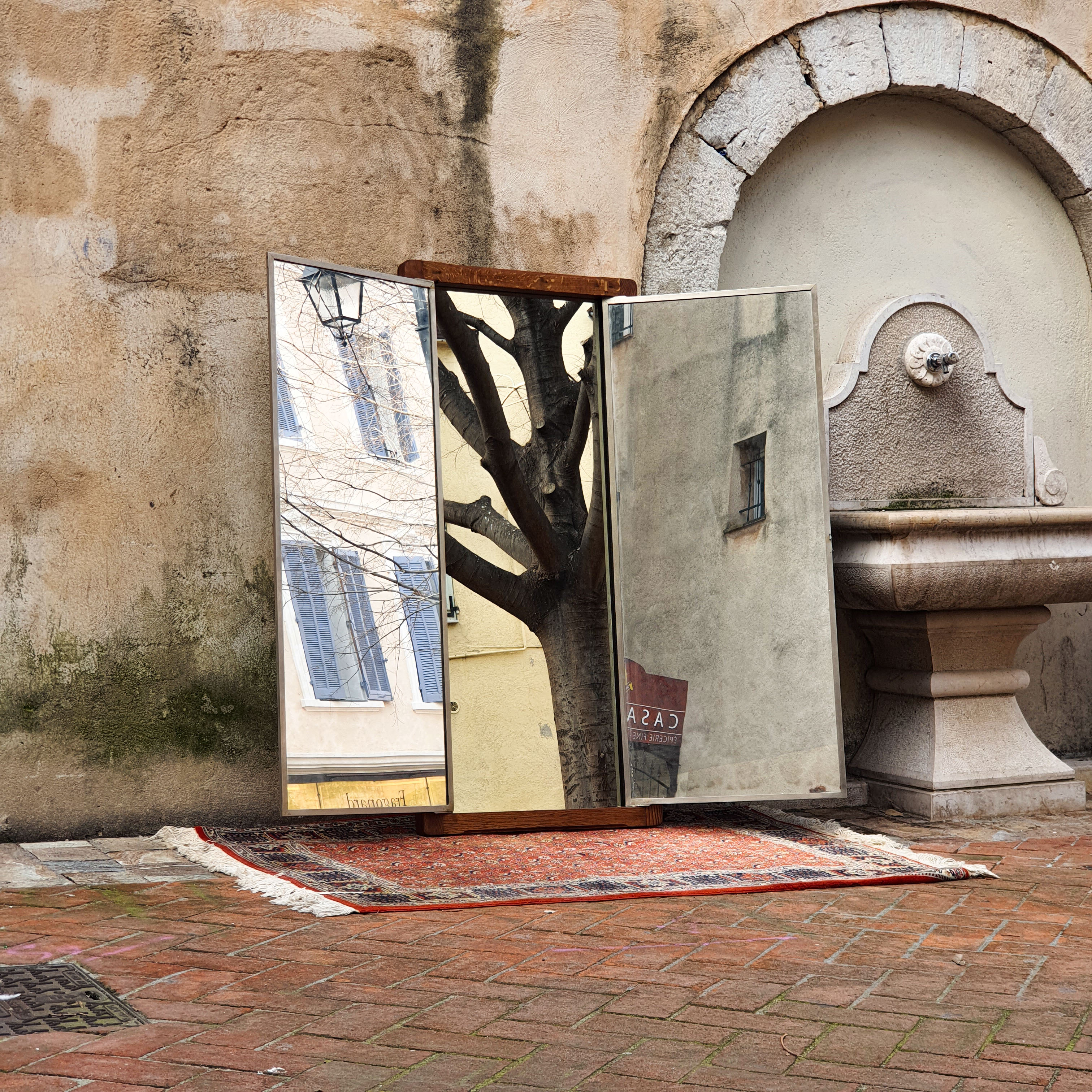 Siegel Paris 65x143cm triptych mirror