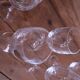 Set of 6 Engraved Crystal Aperitif Glasses, Epi Model