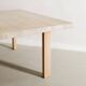 Vintage Danish Squared Wooden Coffee Sofa Table in Oregon Pine, 1970s