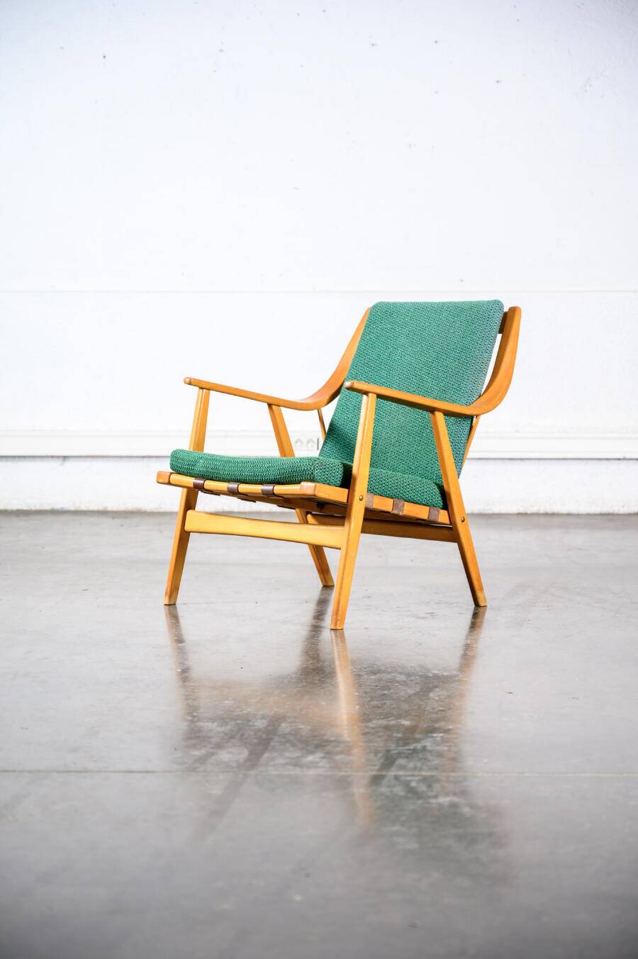 Vintage fan back armchair