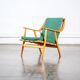 Vintage fan back armchair
