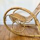 Rocking chair rattan Rohe Noordwolde 60s or rocking chair