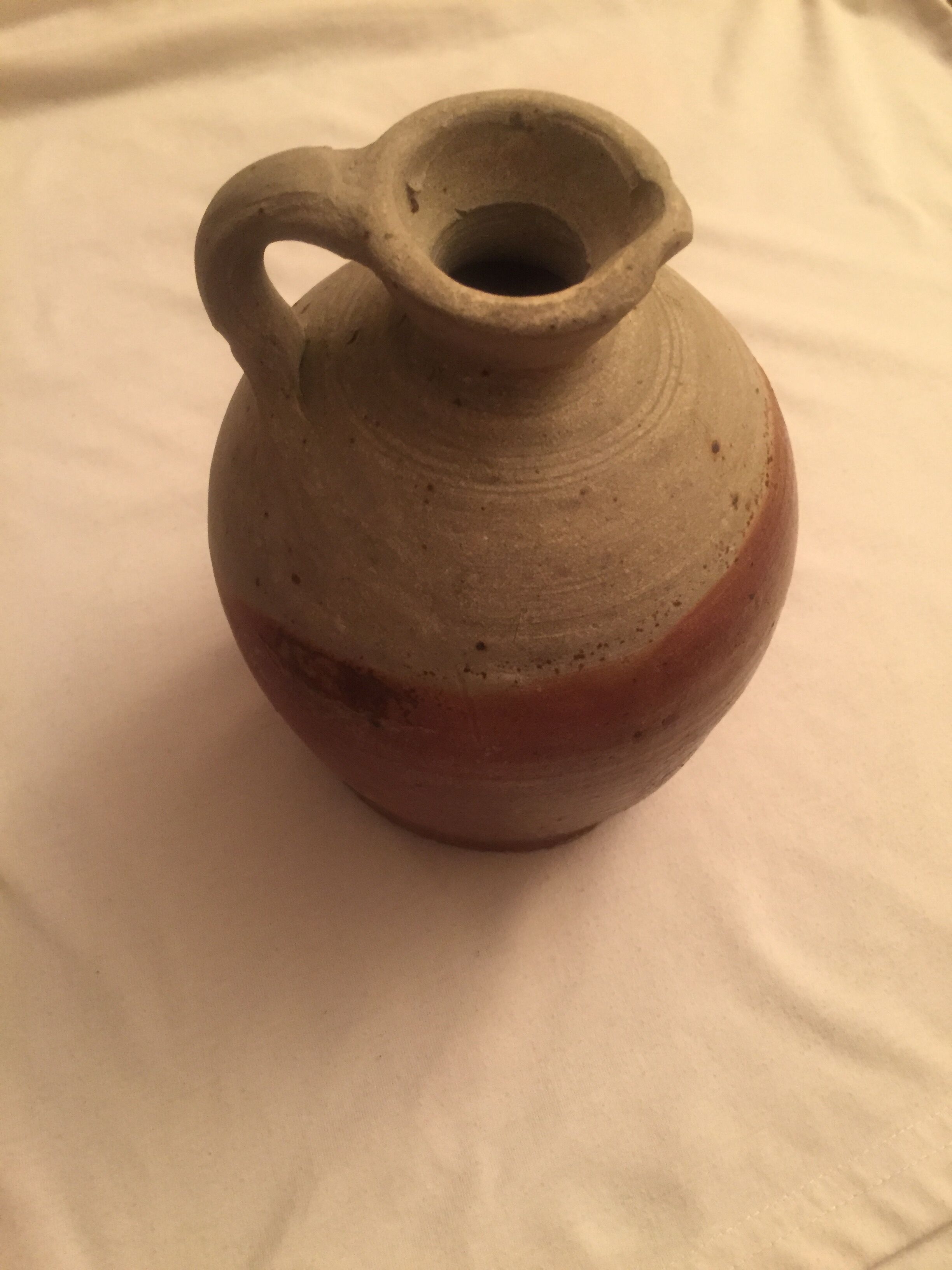 Stoneware pitcher