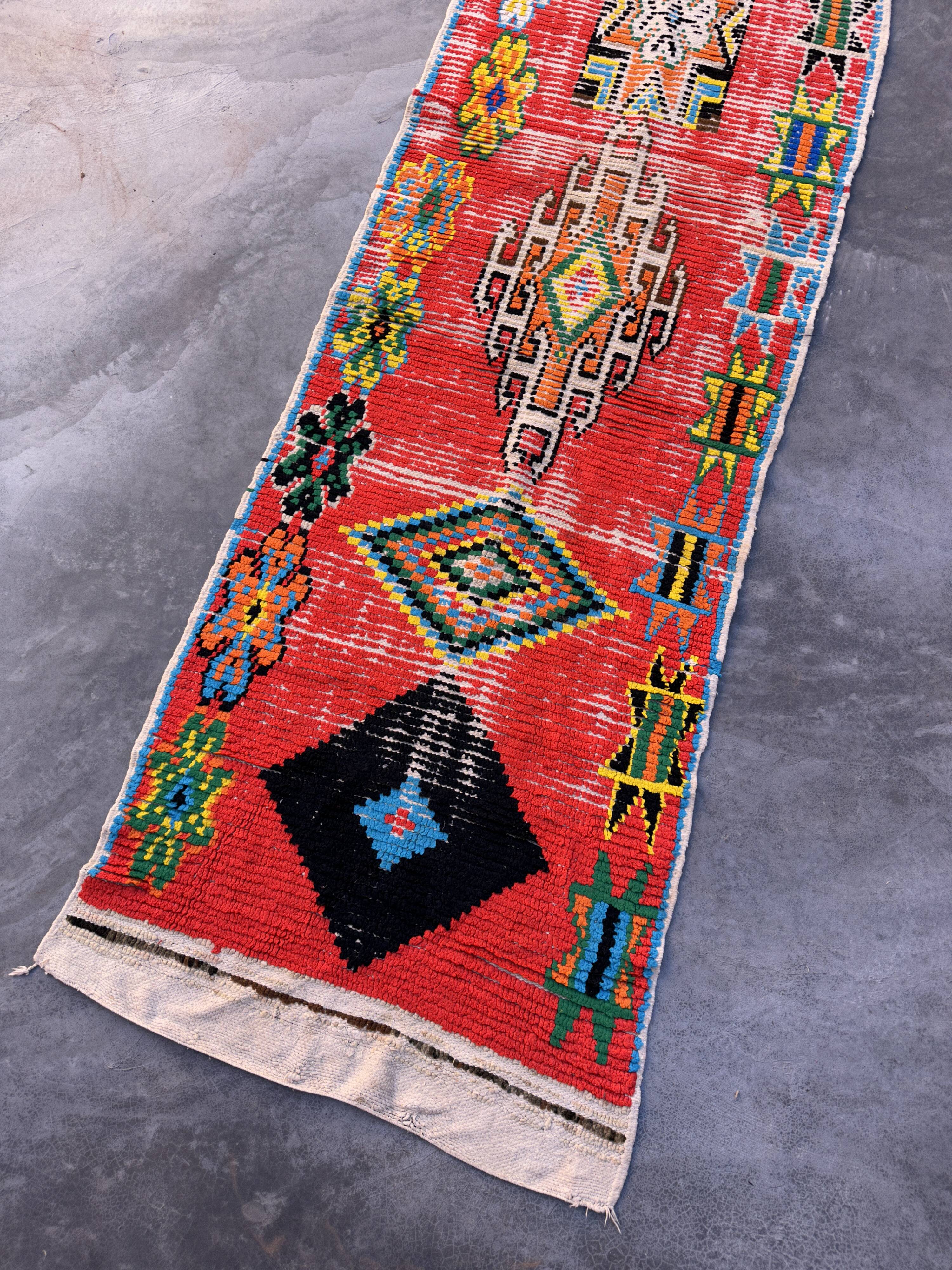 Moroccan carpet 82x315cm