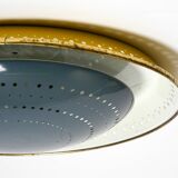 Mid Century Modern metal ceiling or wall lamp by Ernest Igl for Hillebrand