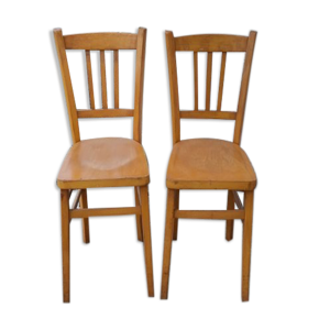 paire de chaises de bistrot