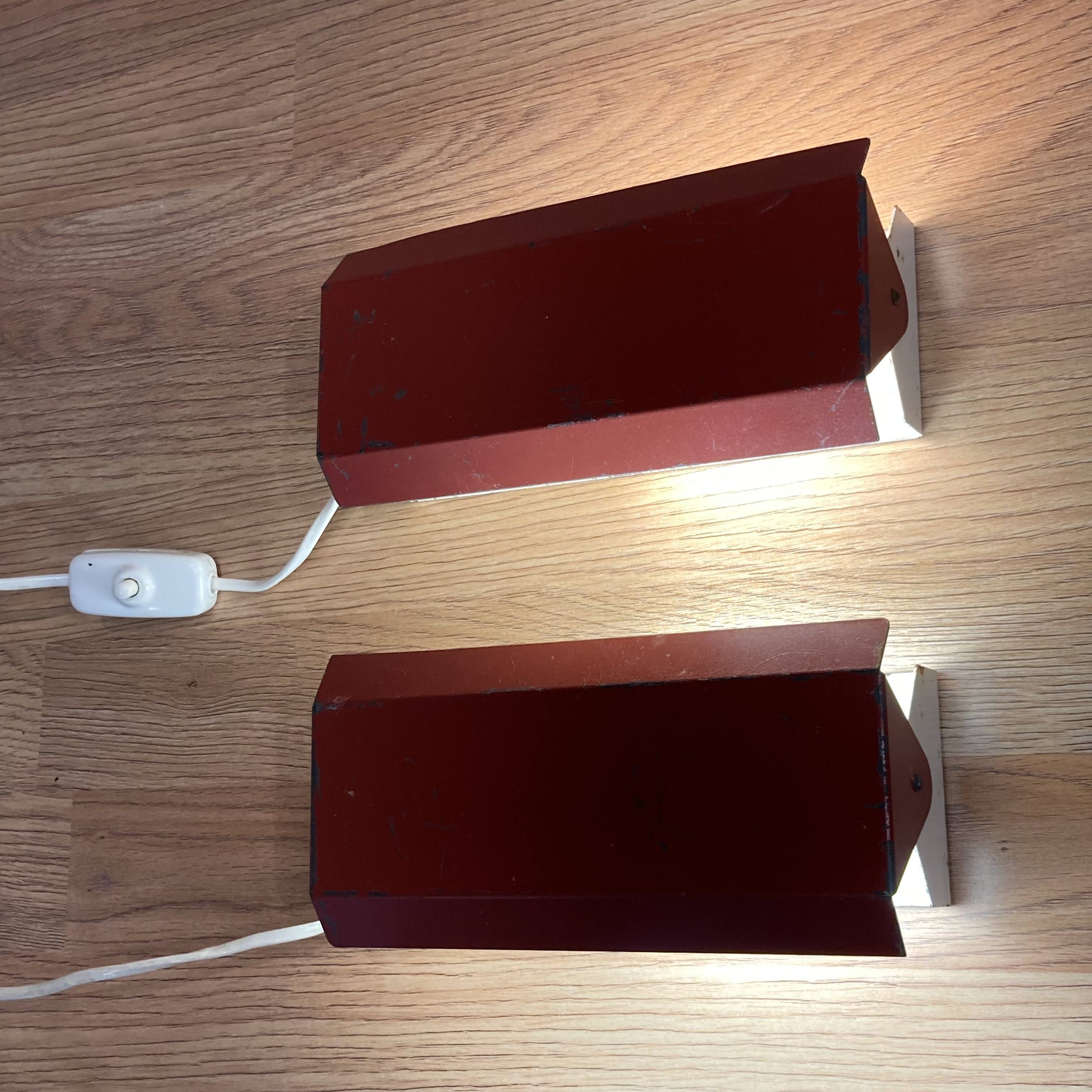 Modular wall sconces from the 1950s.