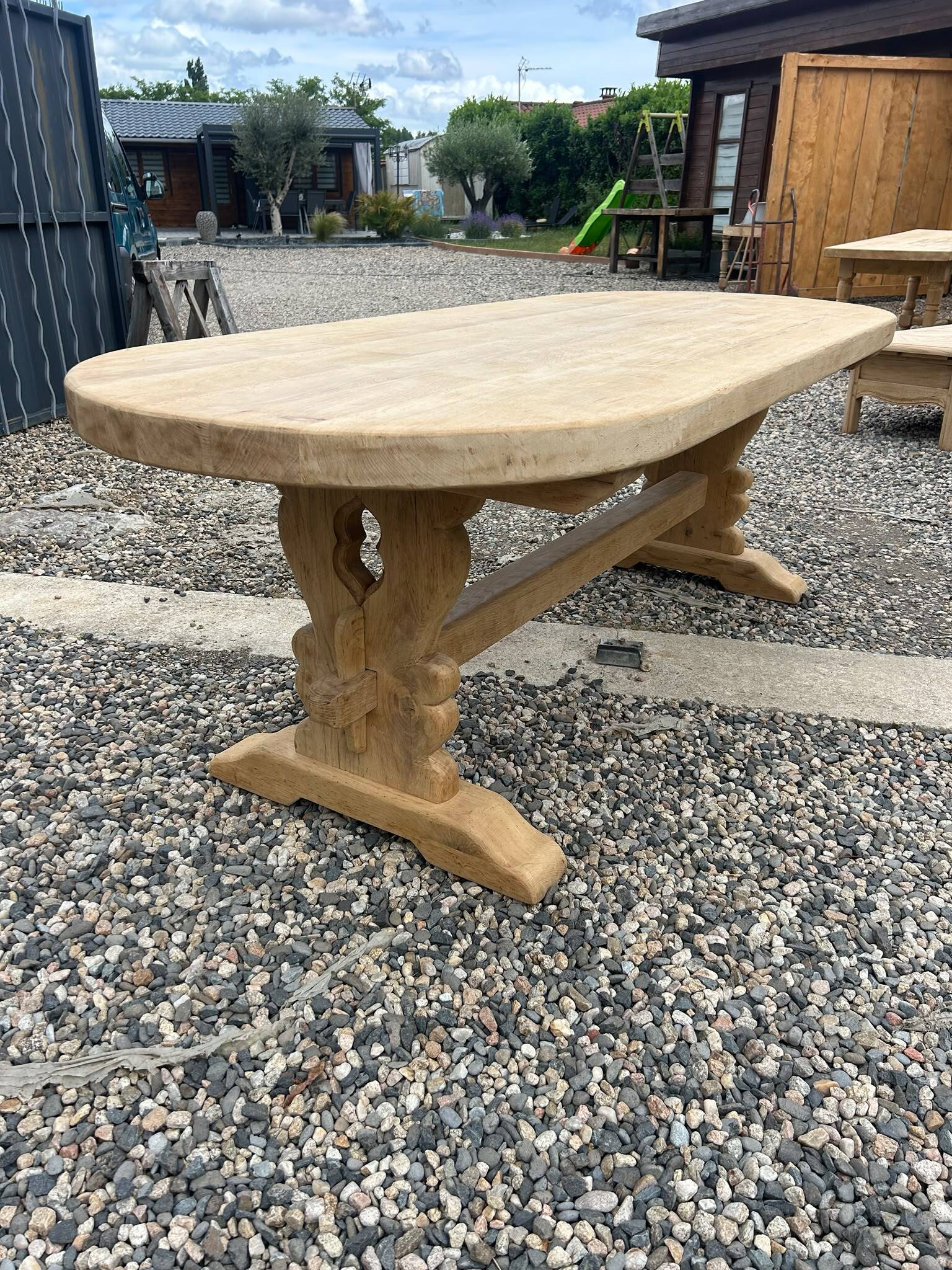 Table monastère chêne massif