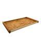 Hollywood regency bamboo and brass tray, Italy 1970s
