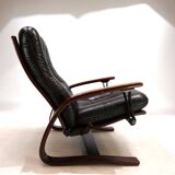 Westnofa The Panter leather lounge chair by Arnt Lande, 1970