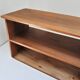 Shop display case shelf to lay in oak wood and old patinated pine