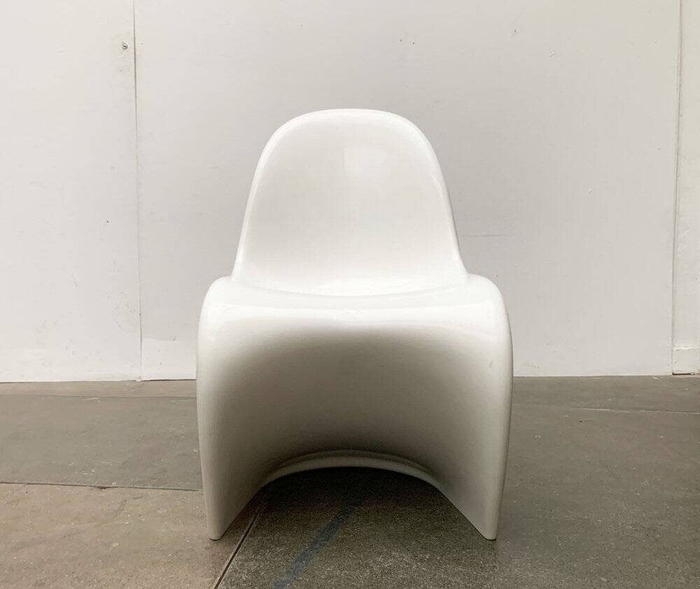 Panton side chairs from the mid-century by Verner Panton for Herman Miller, 1960s.