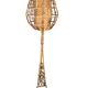1950s Rattan Floor Lamp in the Style of Louis Sognot, France