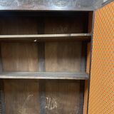 Antique carved wooden wardrobe