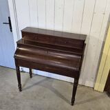 Louis Philippe style mahogany stepped desk, 19th century