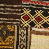 7x10 Multicolor Traditional Handmade Kilim Rug, 202x304Cm