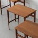 Danish teak nested tables