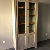 Glass-glazed Parisian wardrobe