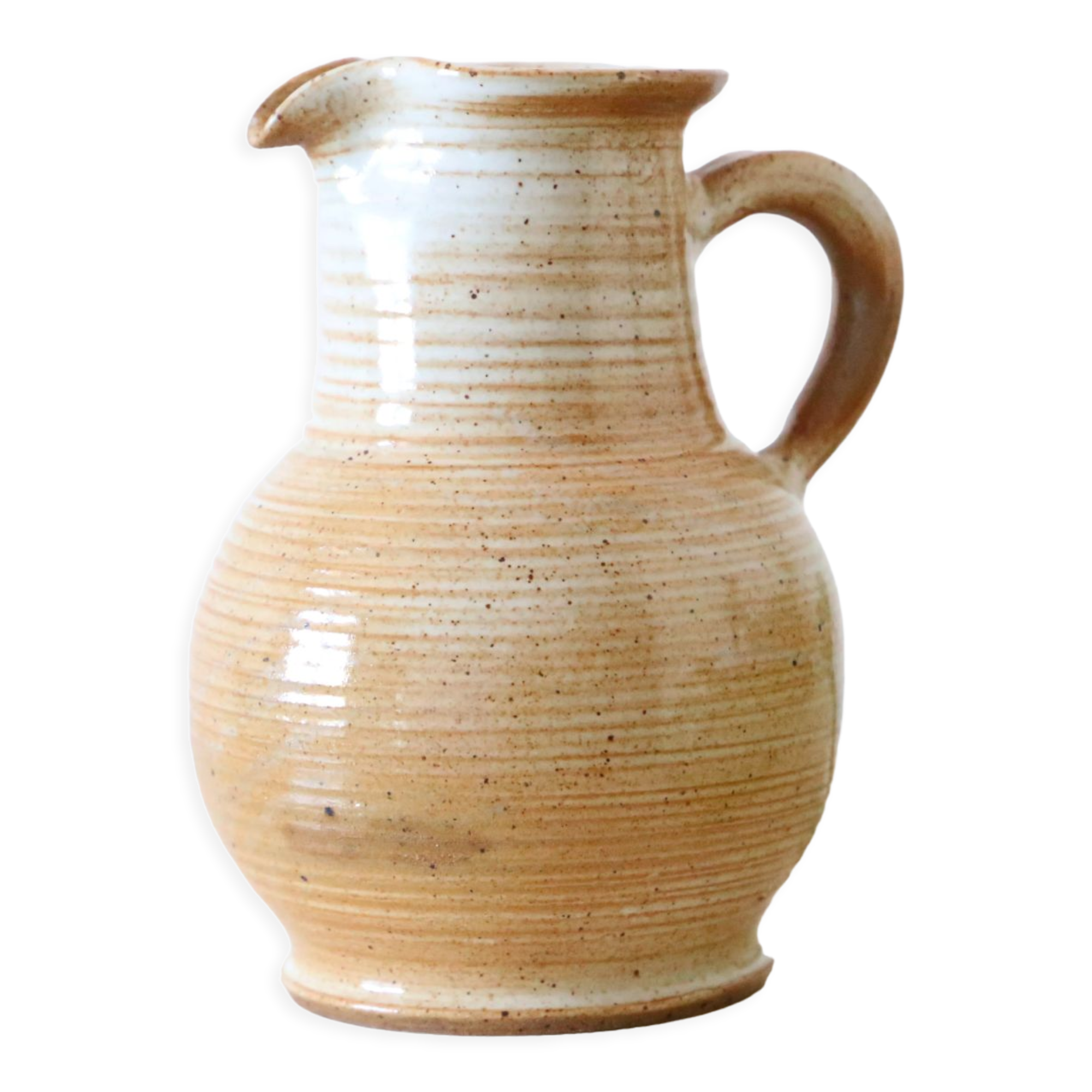 Sandstone jug, Marais sandstone, vintage French