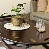 Boat table - Mahogany - Very good condition