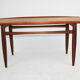 Danish teak coffee table by Grete Jalk for P. Jeppesen Mobelfabrik