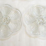 Pair of oyster plates