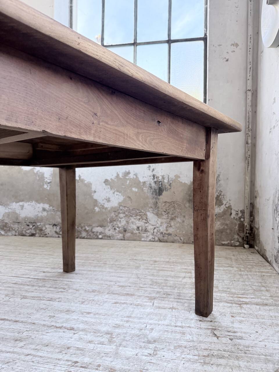 Oak farmhouse table 1950 212cm