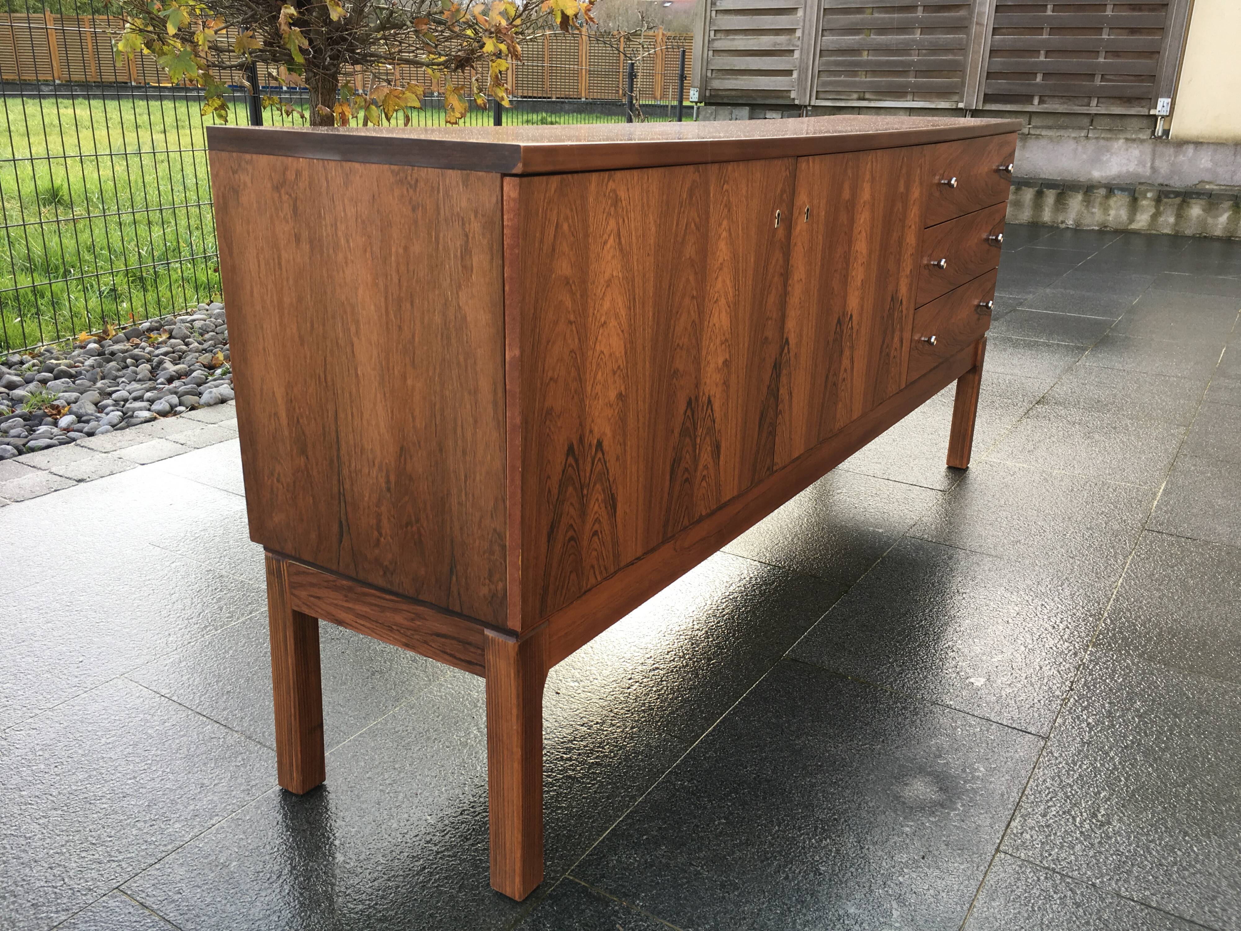 Scandinavian sideboard rosewood 1970s