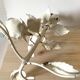 Vintage white flower lamp