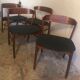 Set of 4 vintage Danish teak chairs Farstrup 206, Denmark 1960's