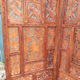 3-panel solid wood screen