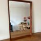 Vintage Danish teak mirror