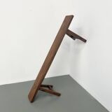 Restored solid walnut bench — 1950s