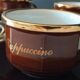 6 Rosler porcelain cups and saucers Parisian bistro type coffee cappuccino