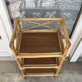 Rattan shelf