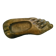 Ashtray in carved and polished stone.