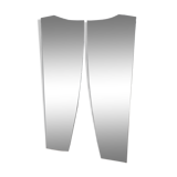 Mirrors form free 50 years. 127 x 39 cm