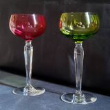 VSL, 2 Saumur model glasses 18 cms